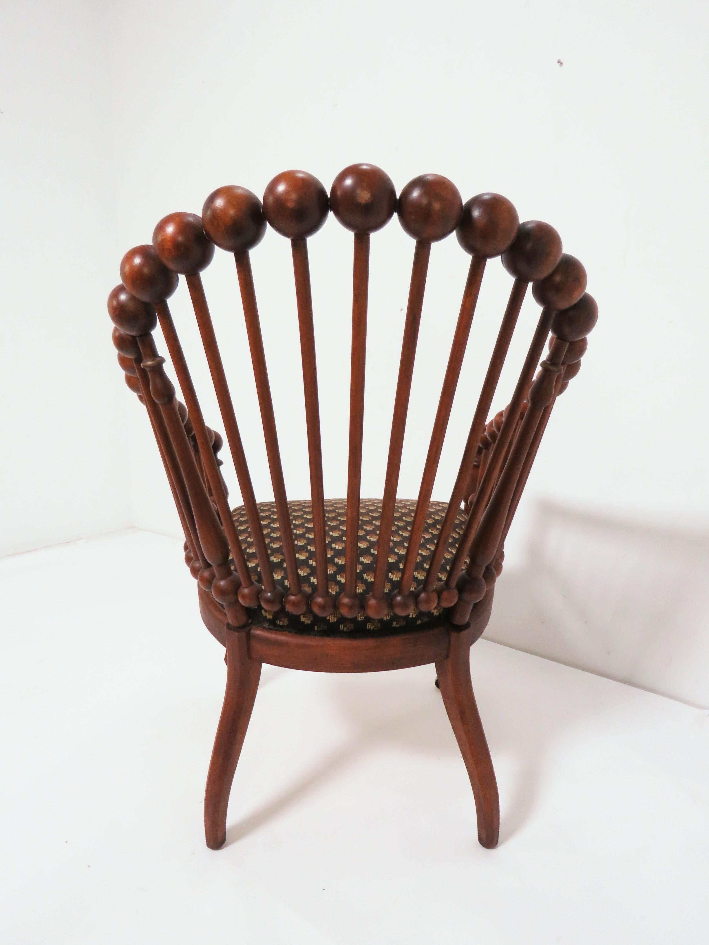Chaise ancienne d'époque victorienne George Hunzinger 