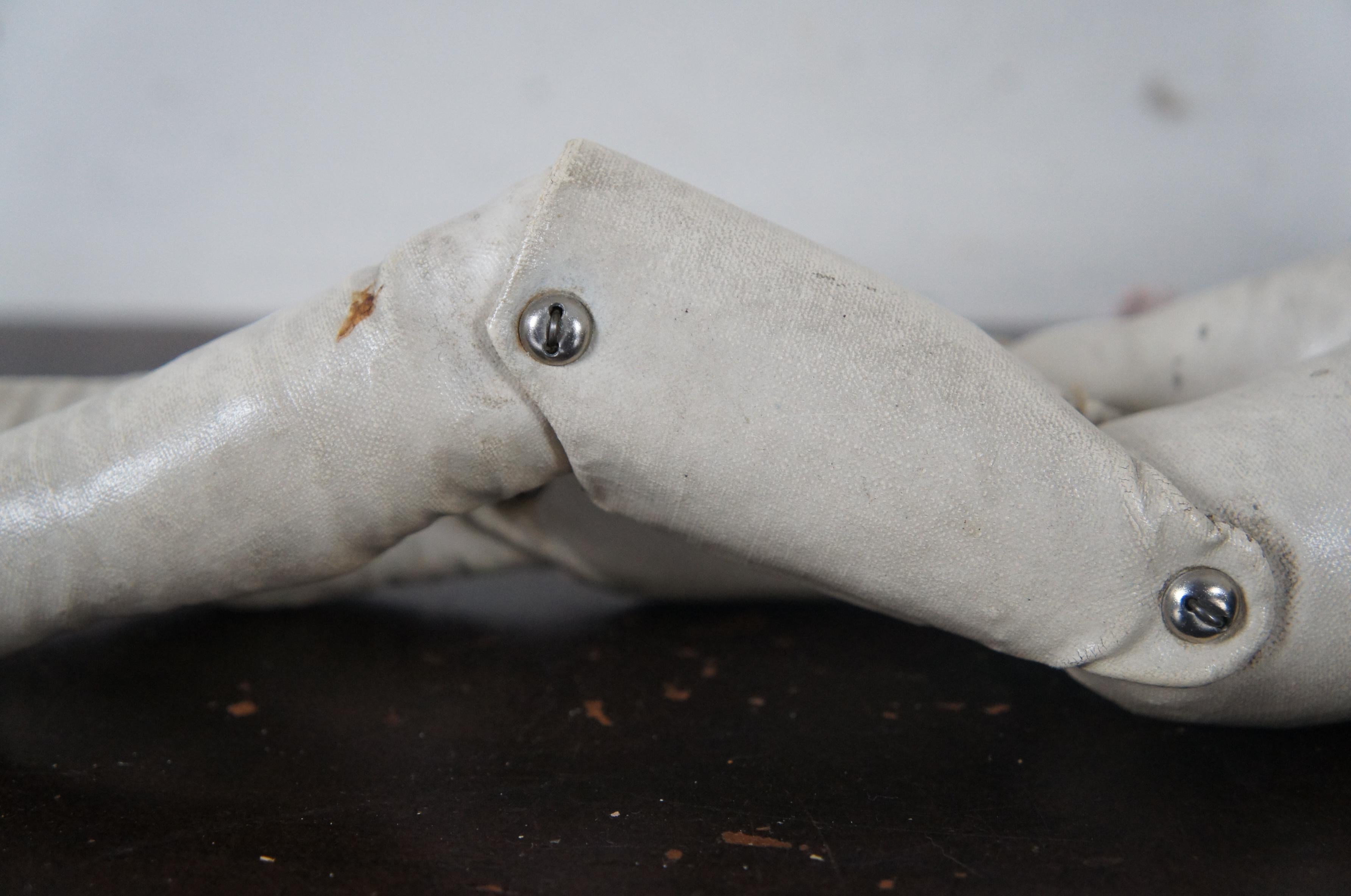 Antique Victorian Era Kling 189-6 China Head Girl Doll Germany Leather Body In Good Condition In Dayton, OH