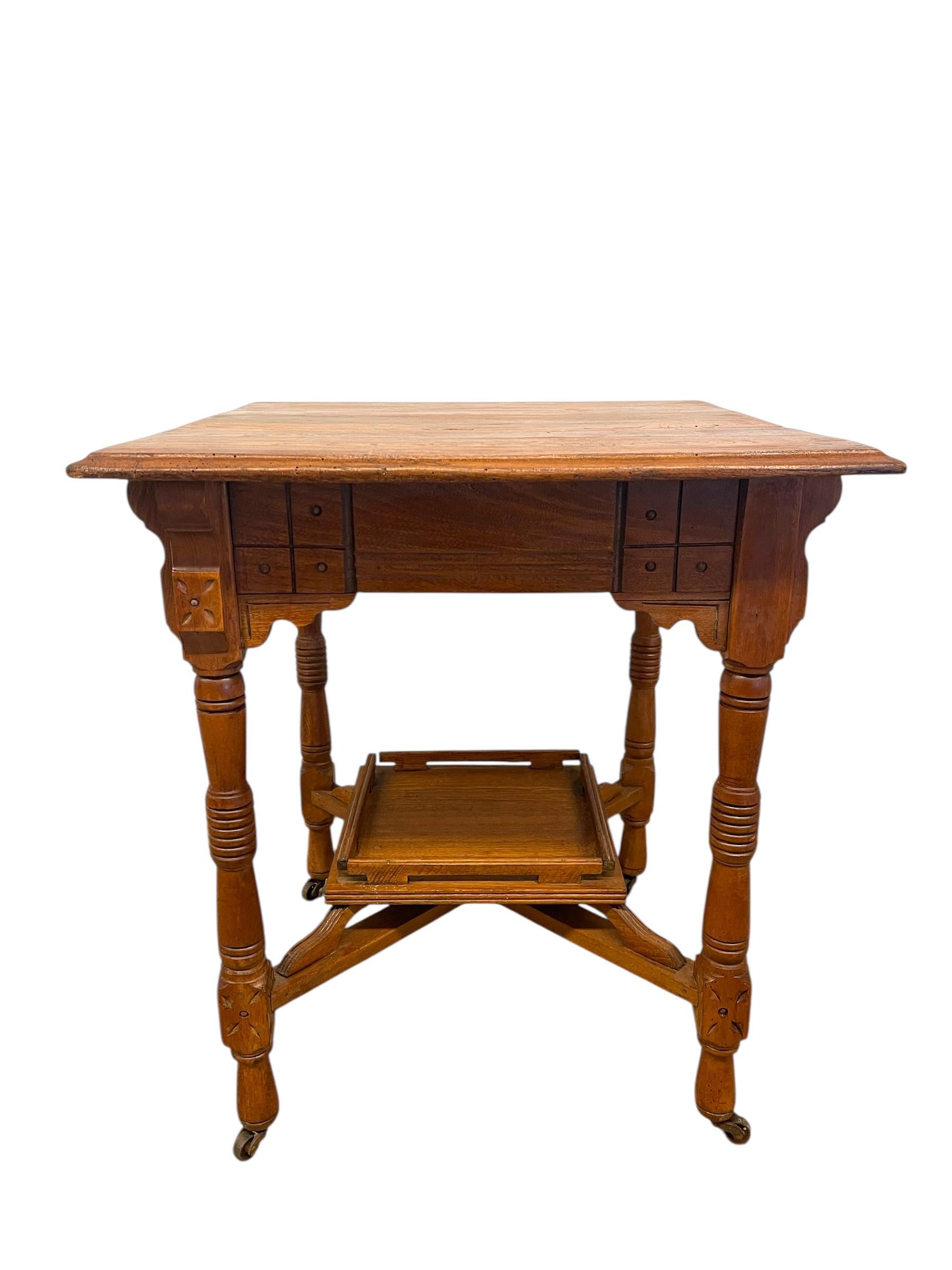 Vittoriano Antico tavolino d'occasione in Oak di epoca vittoriana o tavolino d'ingresso. in vendita