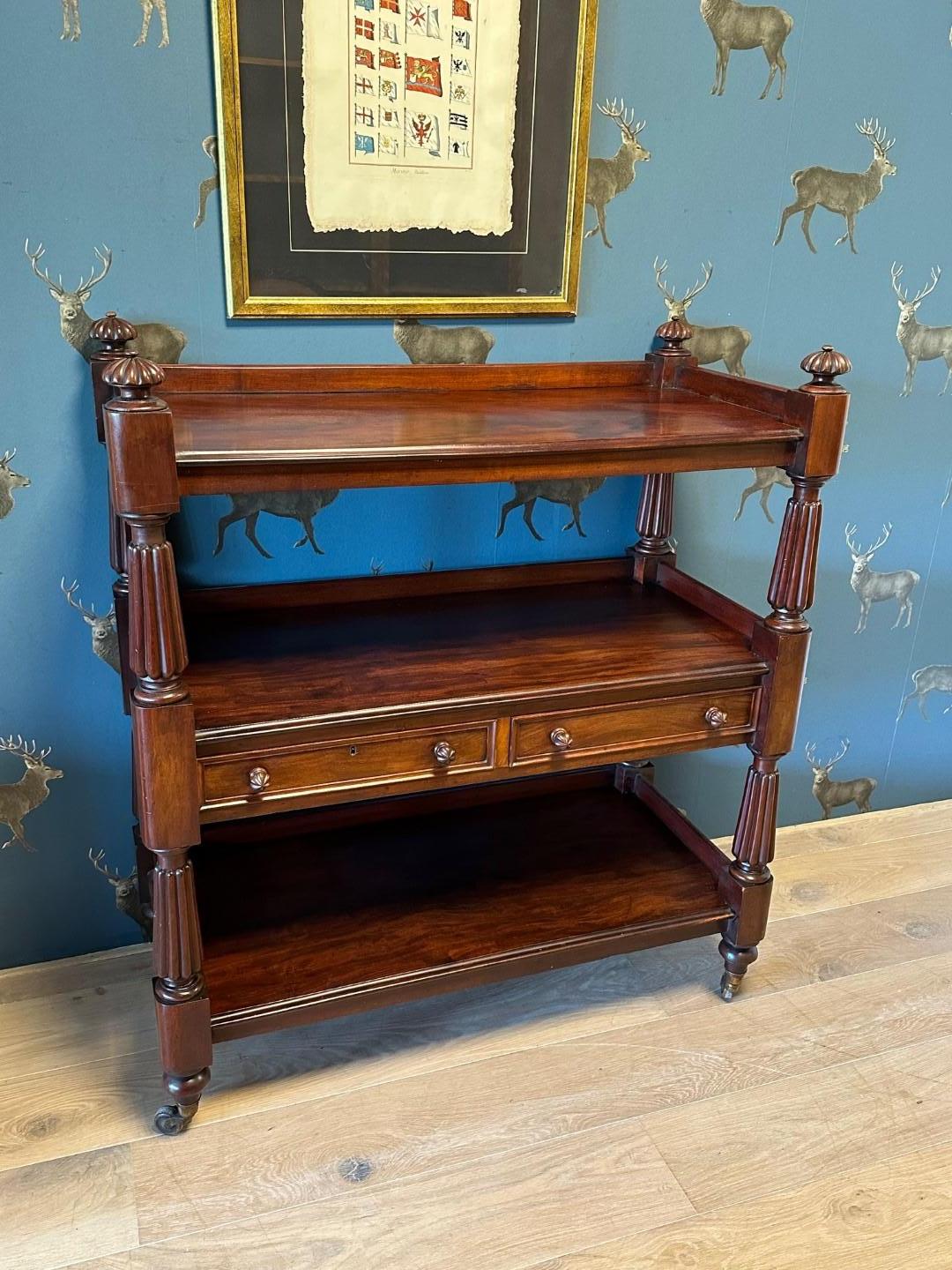 British Antique Victorian Etagere