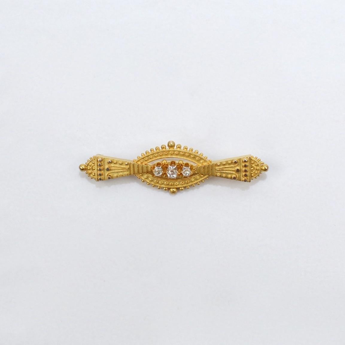 etruscan revival brooch