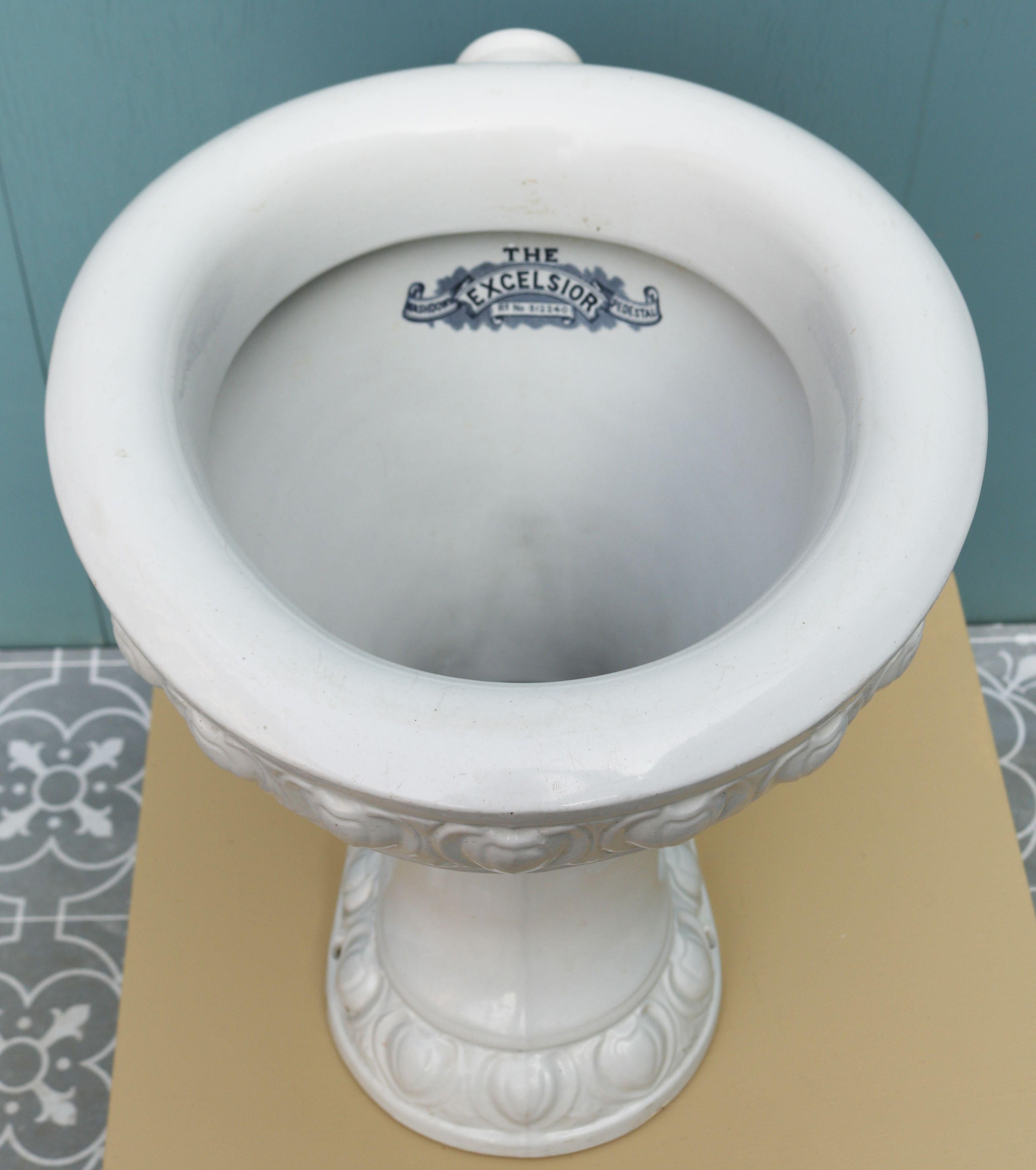 XIXe siècle Toilette victorienne ancienne 