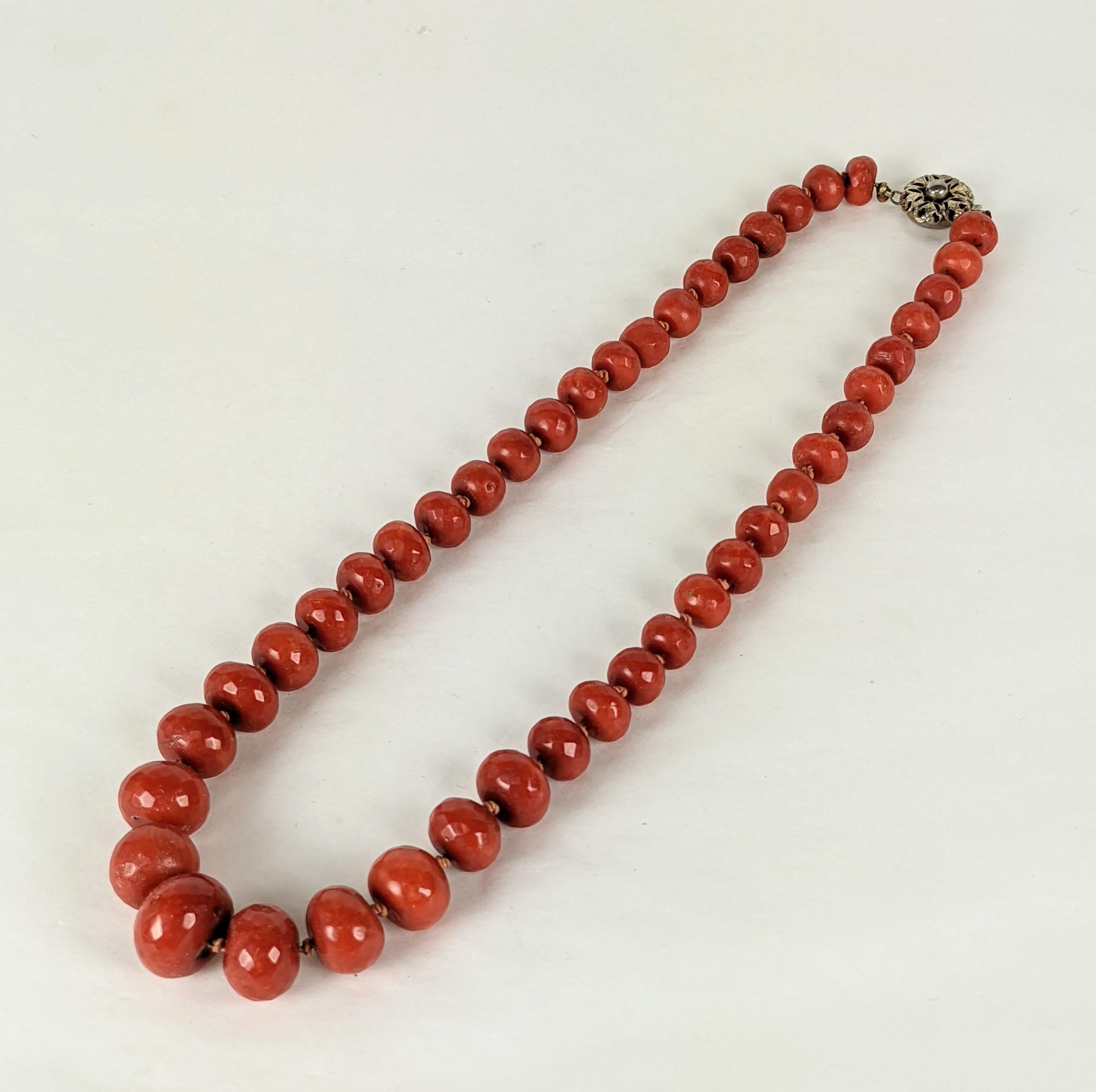 benin coral beads