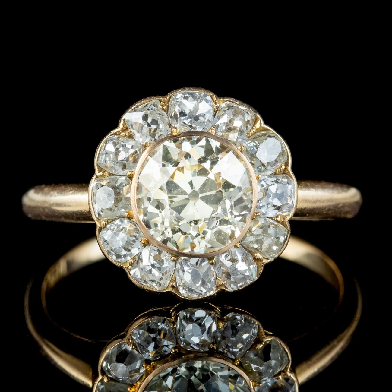 victorian daisy ring