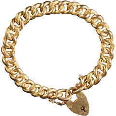 Antique Victorian Fancy Link Bracelet 9 Carat, circa 1880