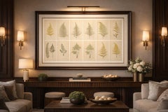 Antique Victorian Fern Botanical Prints, Gymnogramma Plates Wall Art 1856