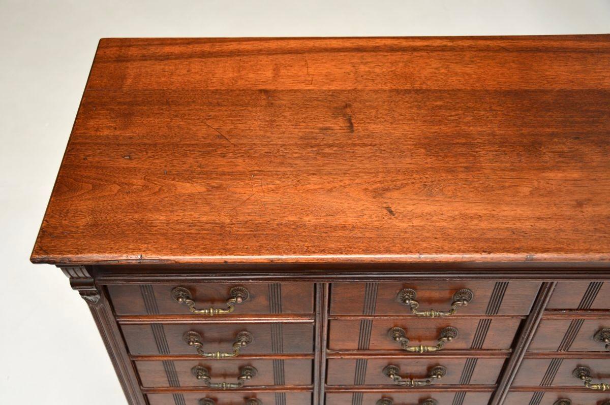 Late 19th Century Antique Victorian Filing Chest of Drawers
