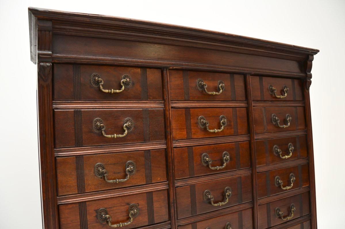 Antique Victorian Filing Chest of Drawers 1