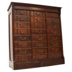 Antique Victorian Filing Chest of Drawers