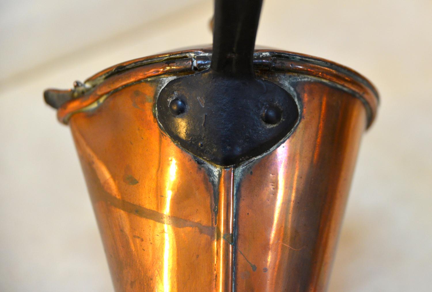 Antique Victorian Fireside Kitchen Cone Copper Ale Warmer Cider Muller English For Sale 4