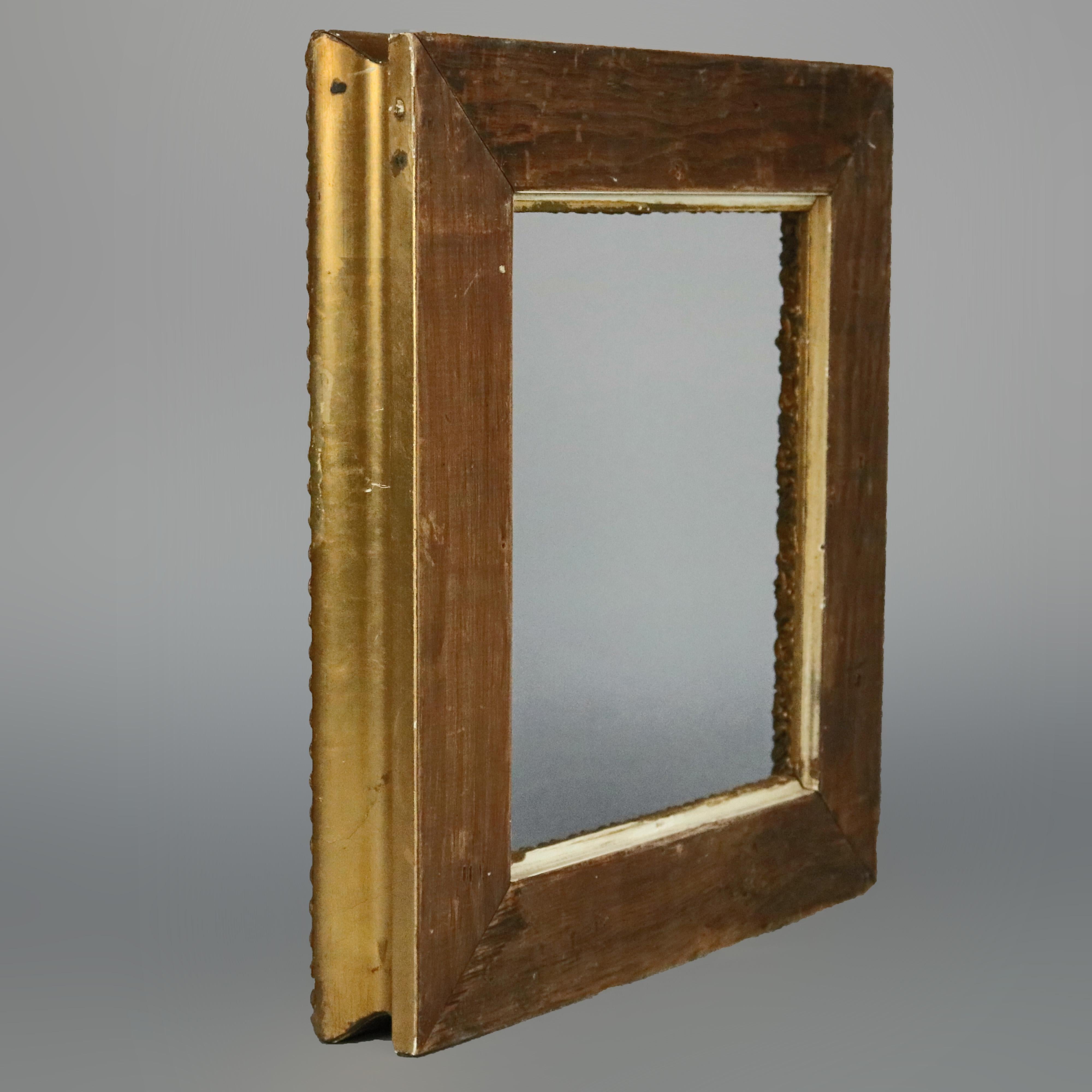Antique Victorian First Finish Giltwood Painting Frame, c 1890 In Good Condition In Big Flats, NY