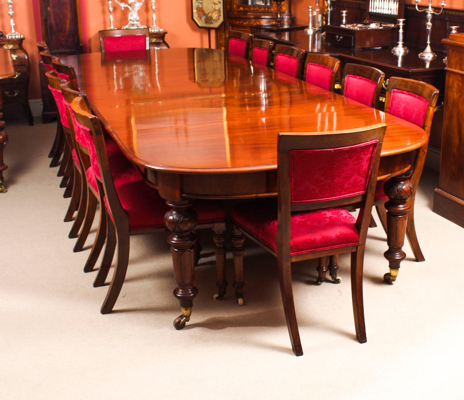mahogany dining table and chairs