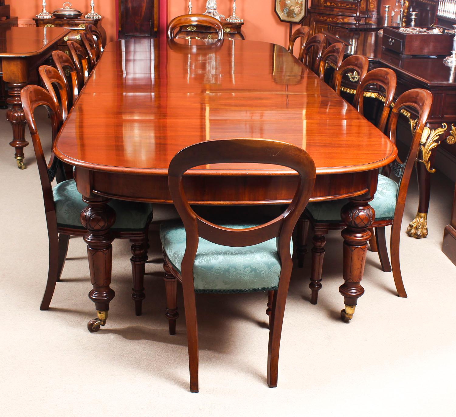mahogany dining room set
