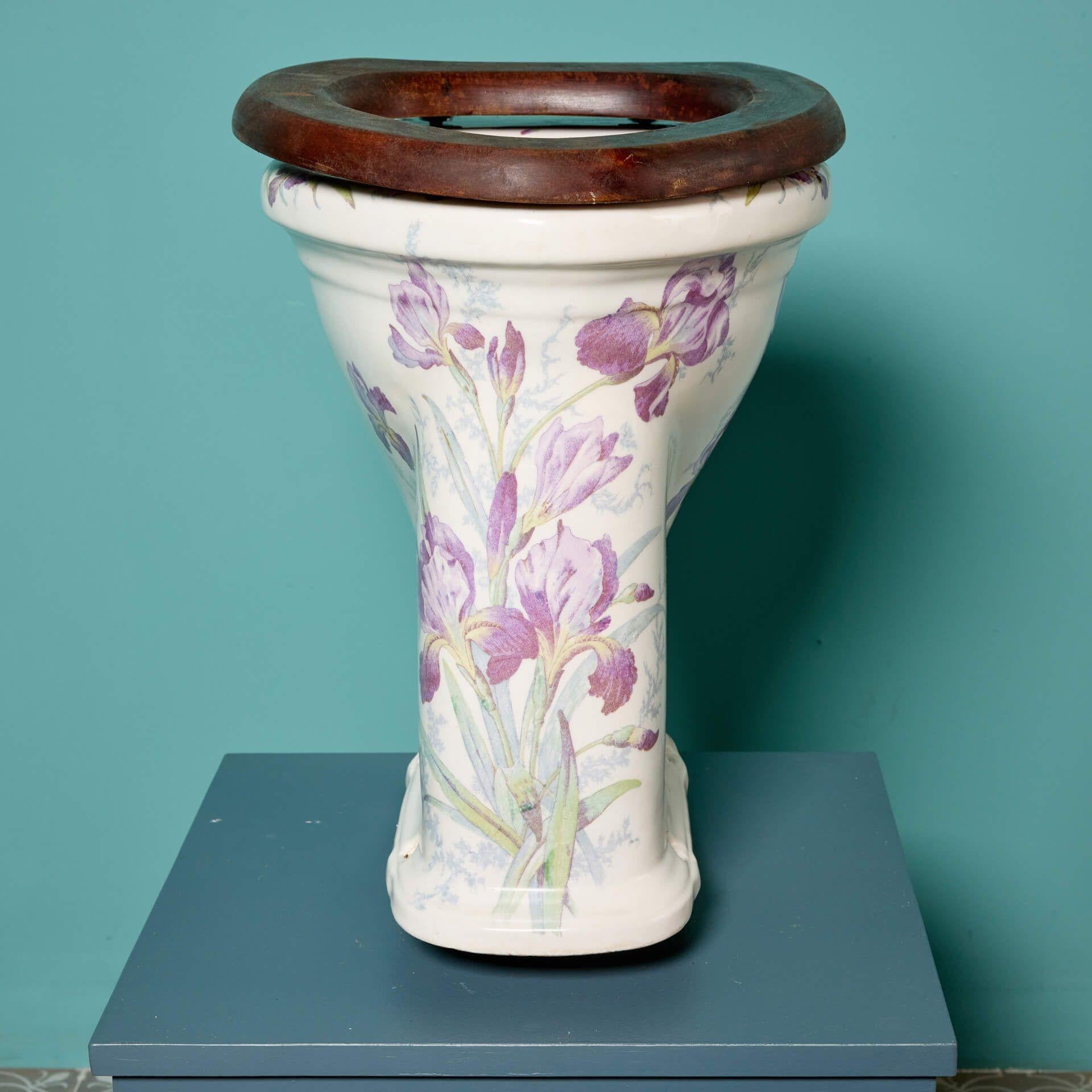 Victorien Antique toilette florale victorienne en vente