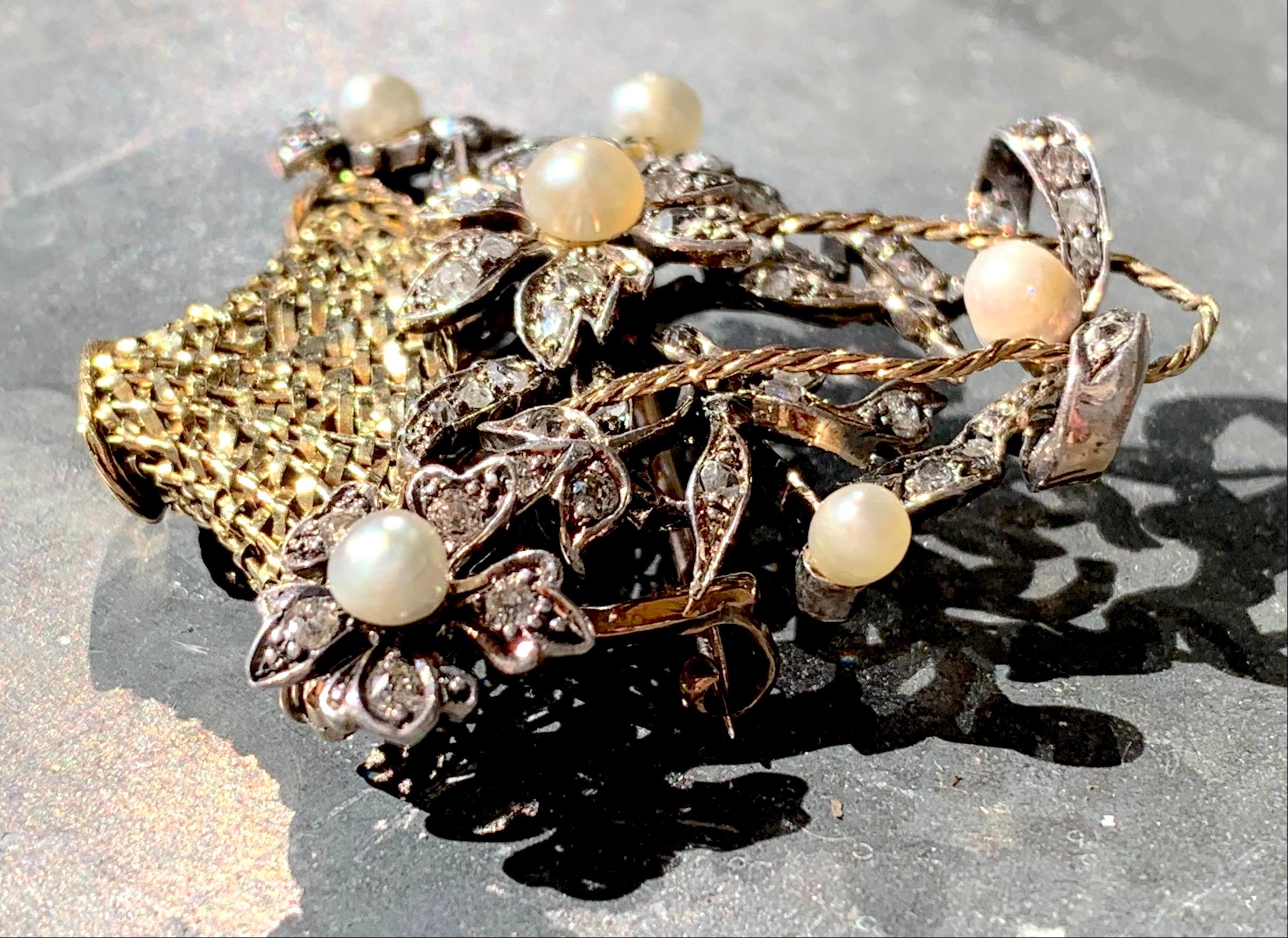 vintage jewelry bouquet