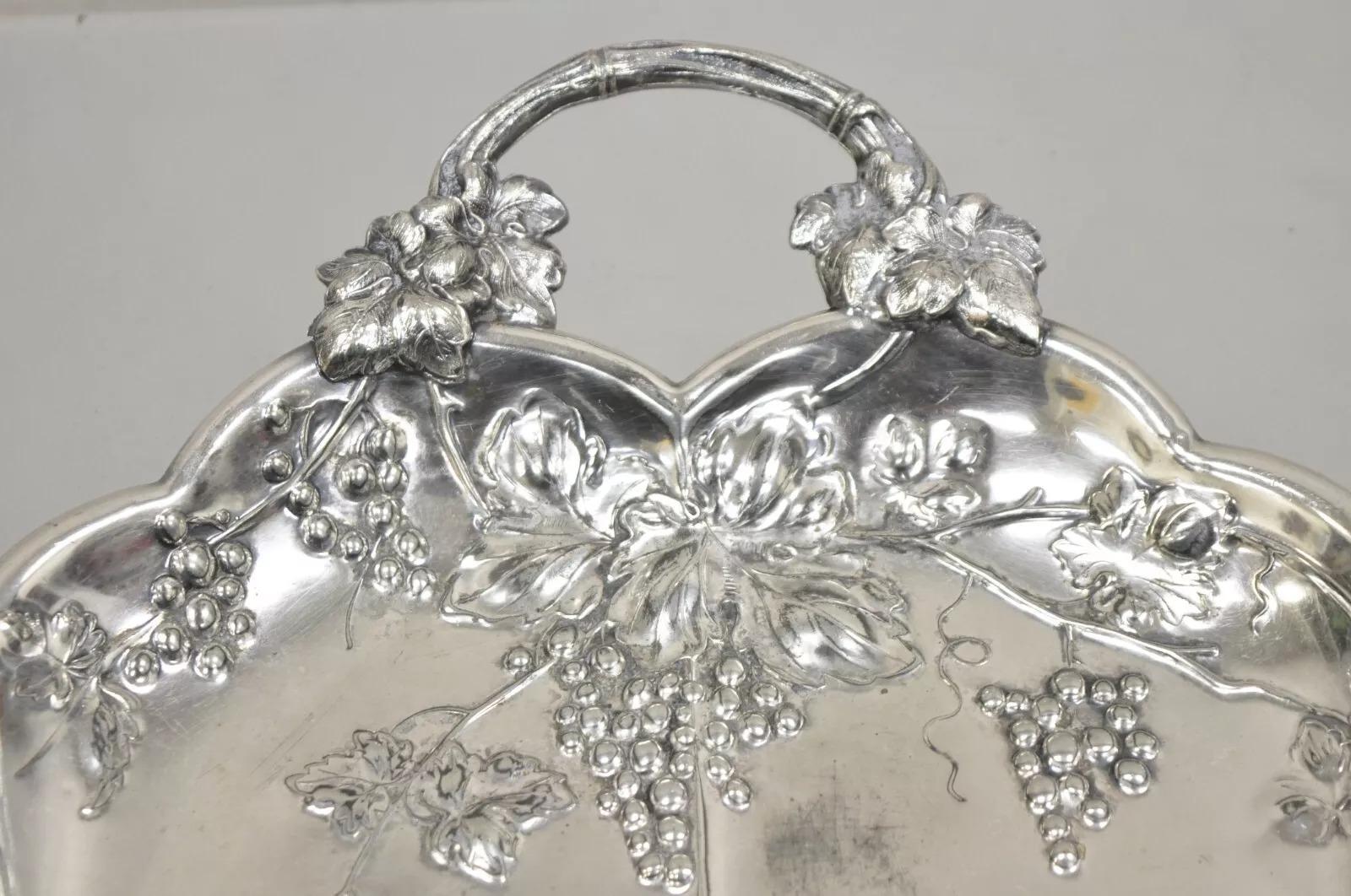 Recogemigas antiguo victoriano Forbes Silver Co Grapevine plateado Victoriano en venta