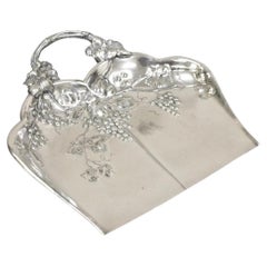 Recogemigas antiguo victoriano Forbes Silver Co Grapevine plateado