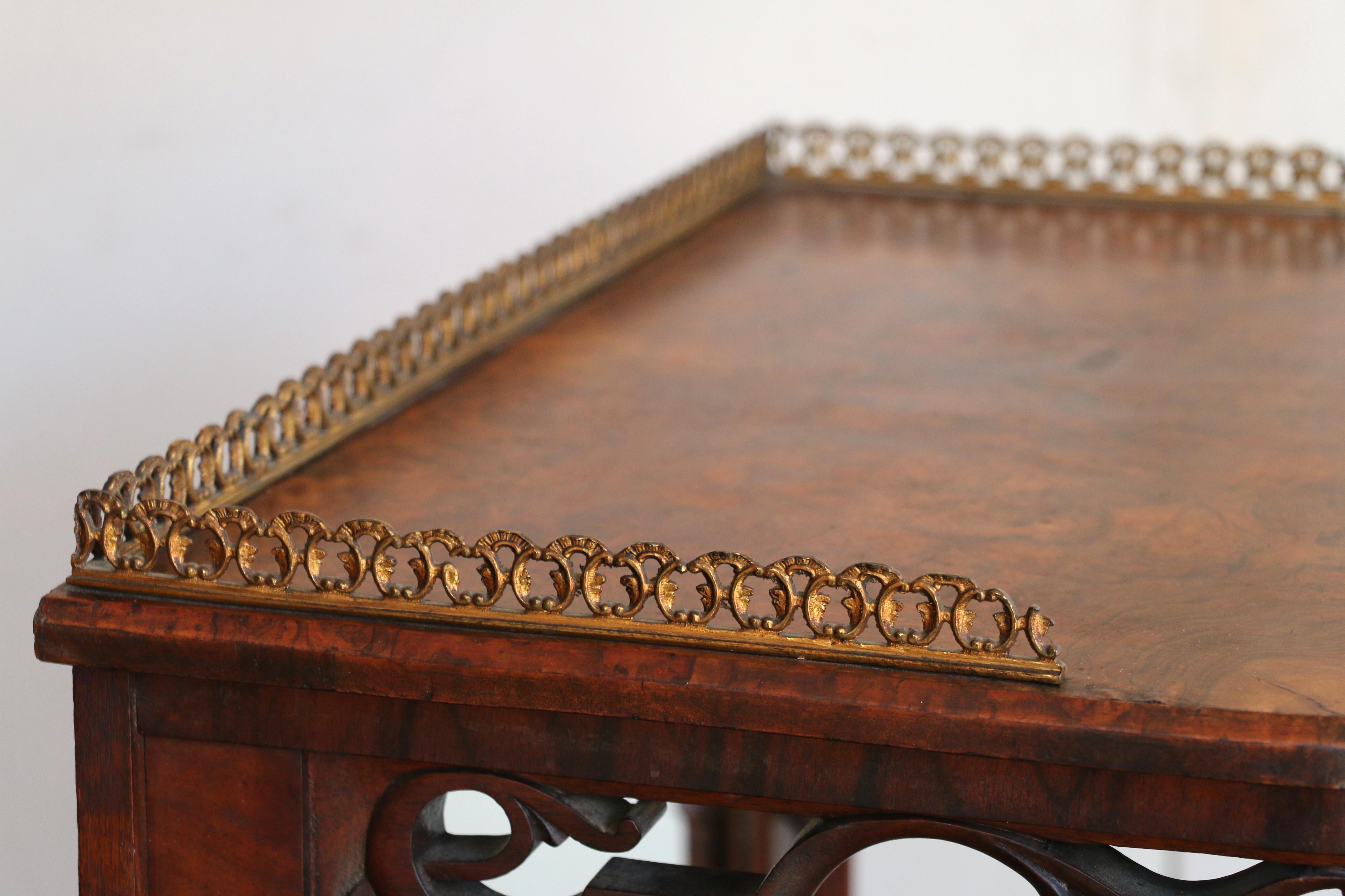 Antique Victorian Freestanding Burr Walnut Music Canterbury Whatnot For Sale 5
