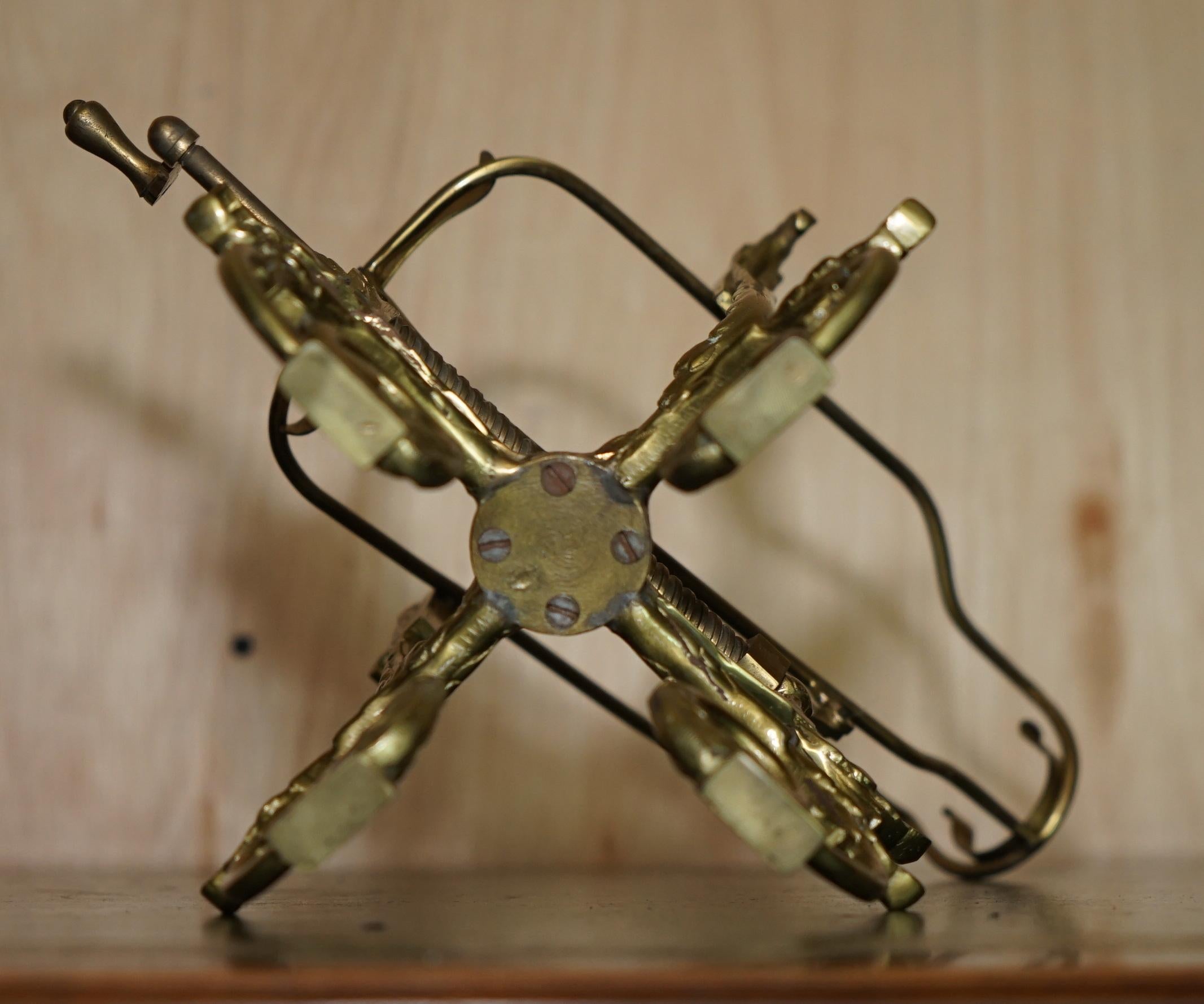 ANTiQUE VICTORIAN FRENCH BRASS MECHANiCAL WINE POURER ADD A TOUCH OF CLASS! For Sale 2