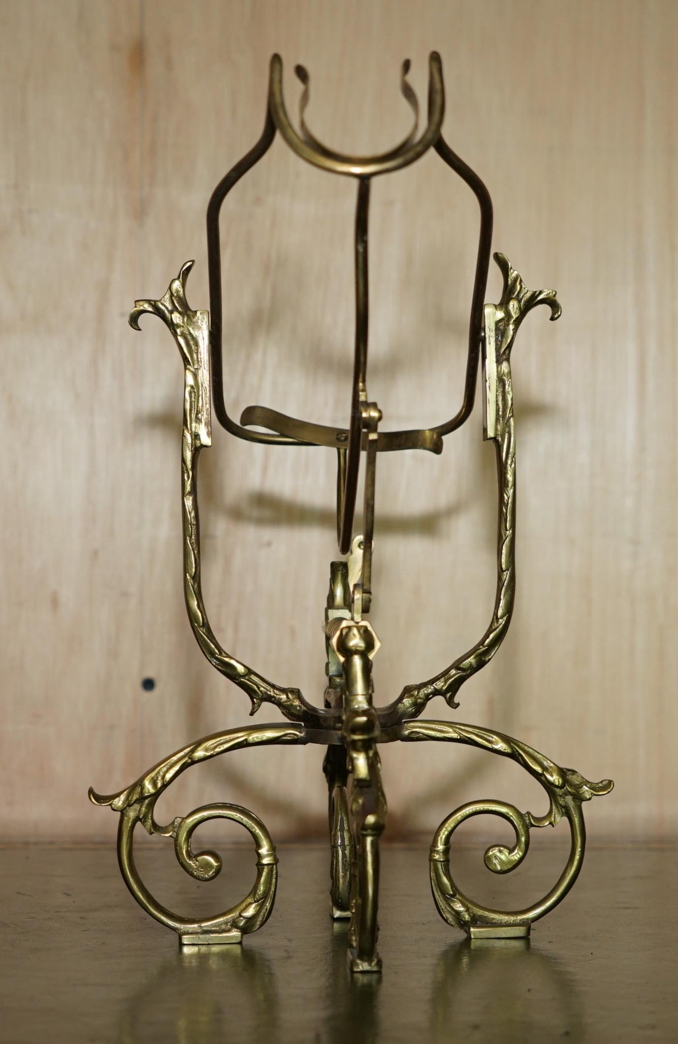 Brass ANTiQUE VICTORIAN FRENCH BRASS MECHANiCAL WINE POURER ADD A TOUCH OF CLASS! For Sale