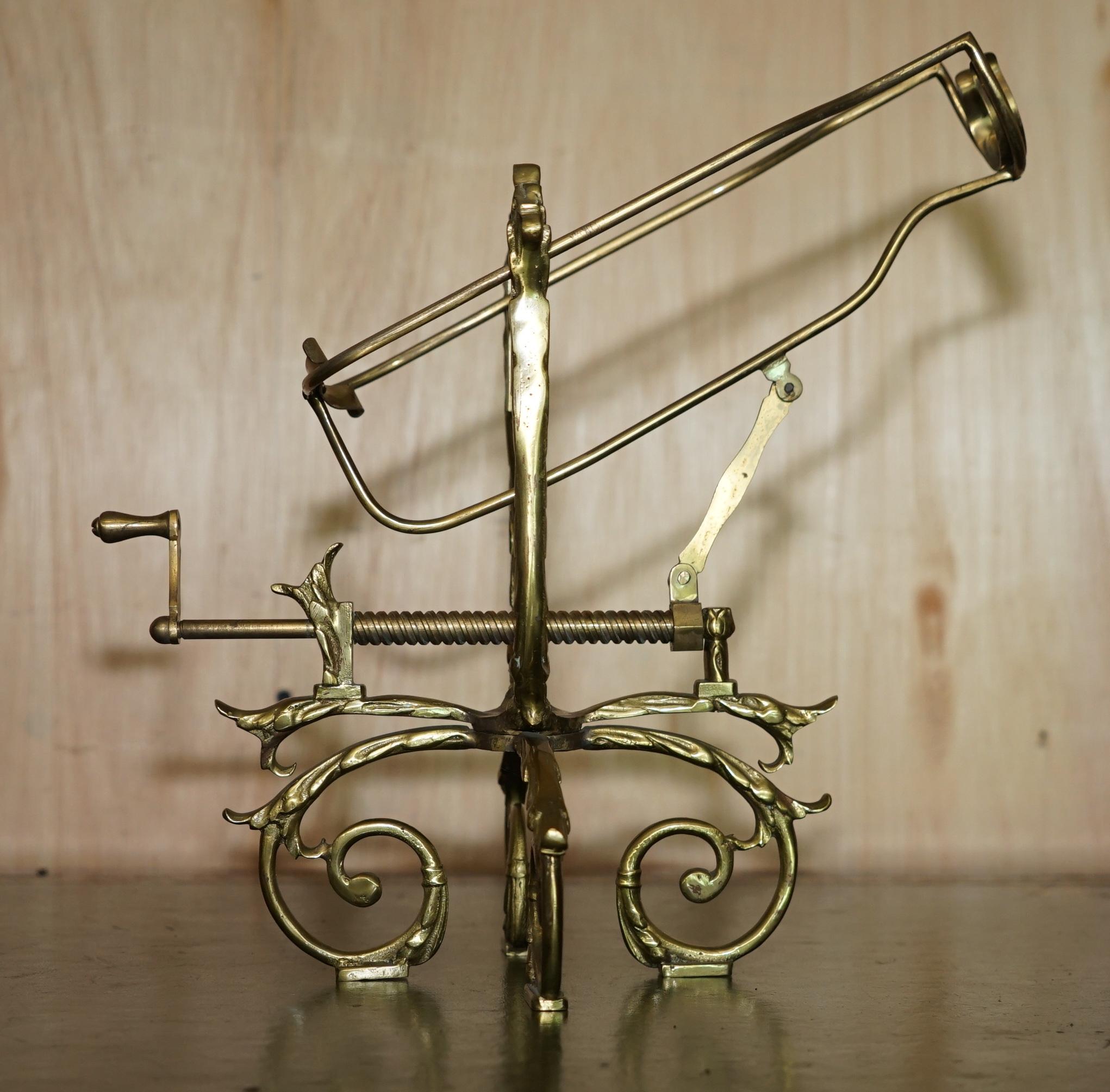 ANTiQUE VICTORIAN FRENCH BRASS MECHANiCAL WINE POURER ADD A TOUCH OF CLASS! For Sale 1