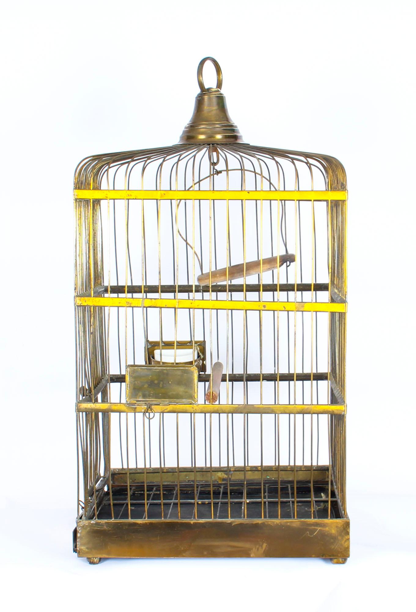 vintage parrot cage