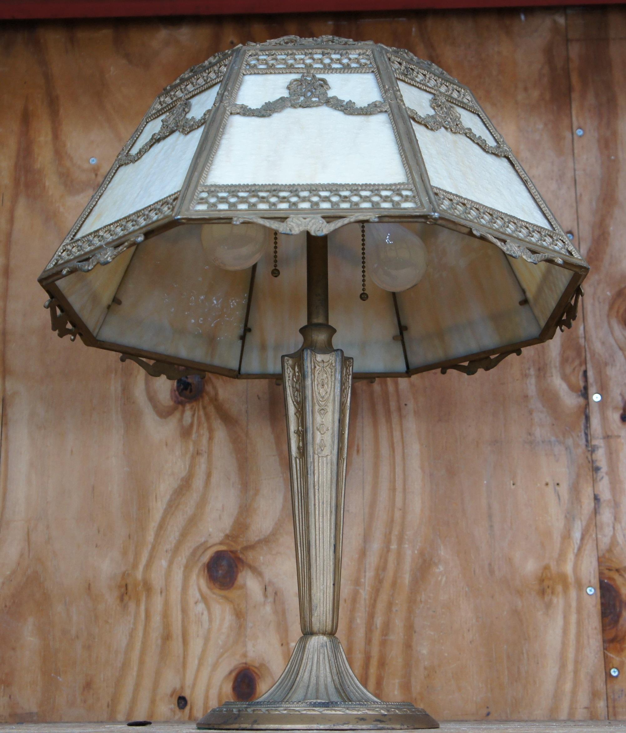 wrought iron lamp base