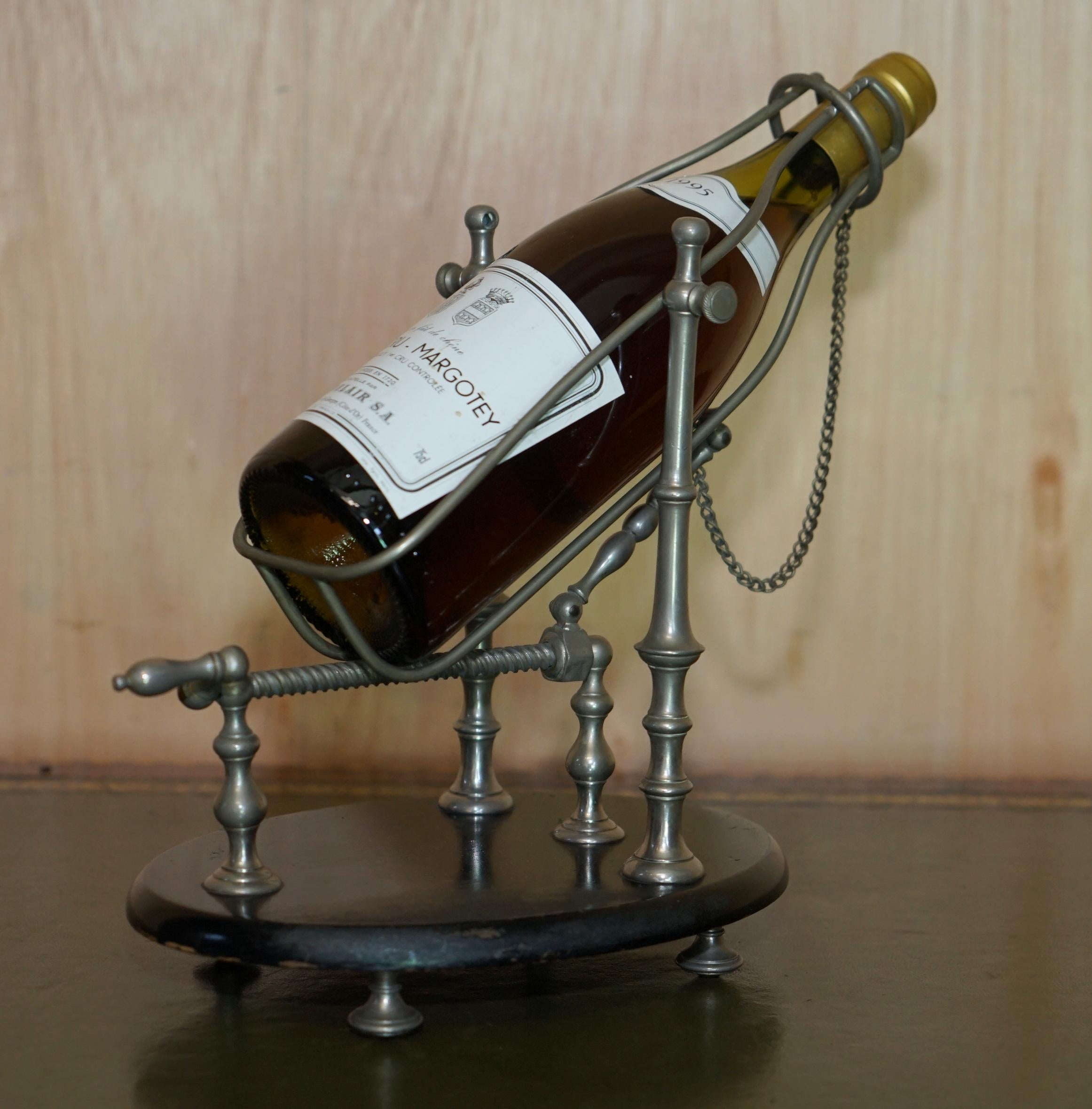 ANTIQUE ViCTORIAN FRENCH PEWTER MECHANICAL WINE POURER ADD A TOUCH OF CLASS! (Hochviktorianisch) im Angebot