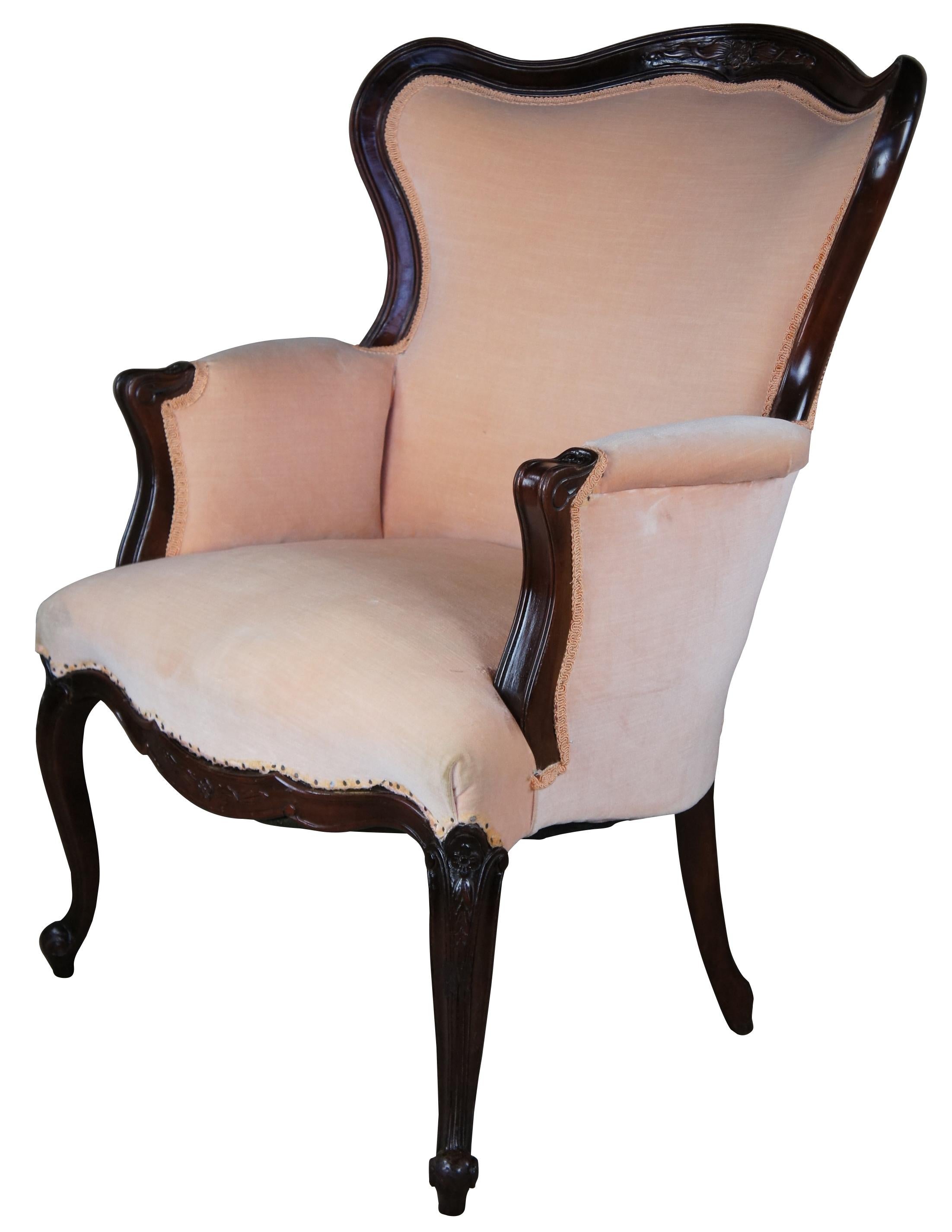 french provincial wingback chairs