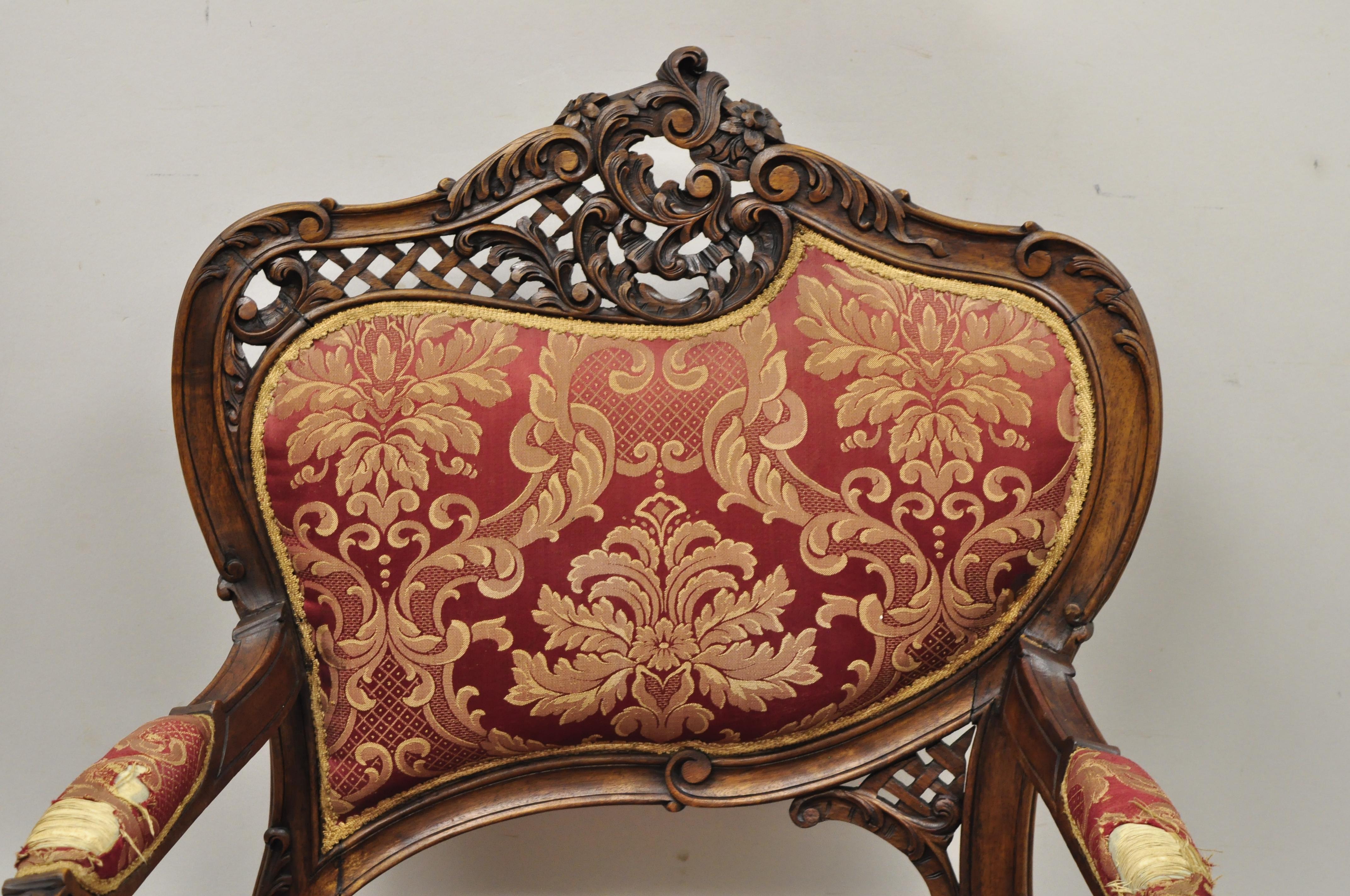 victorian armchair styles