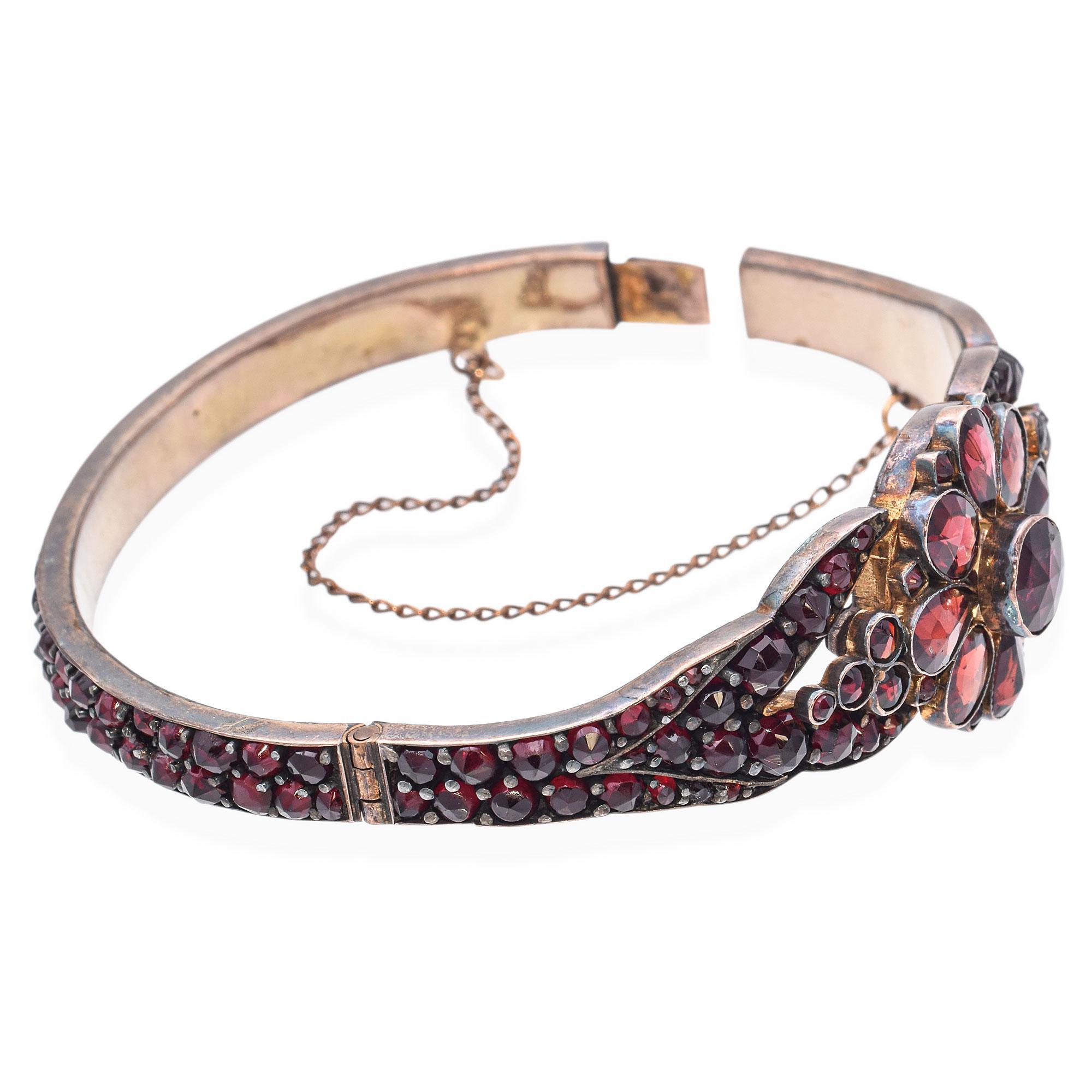 Bracelet jonc à charnière victorien ancien en vente 2