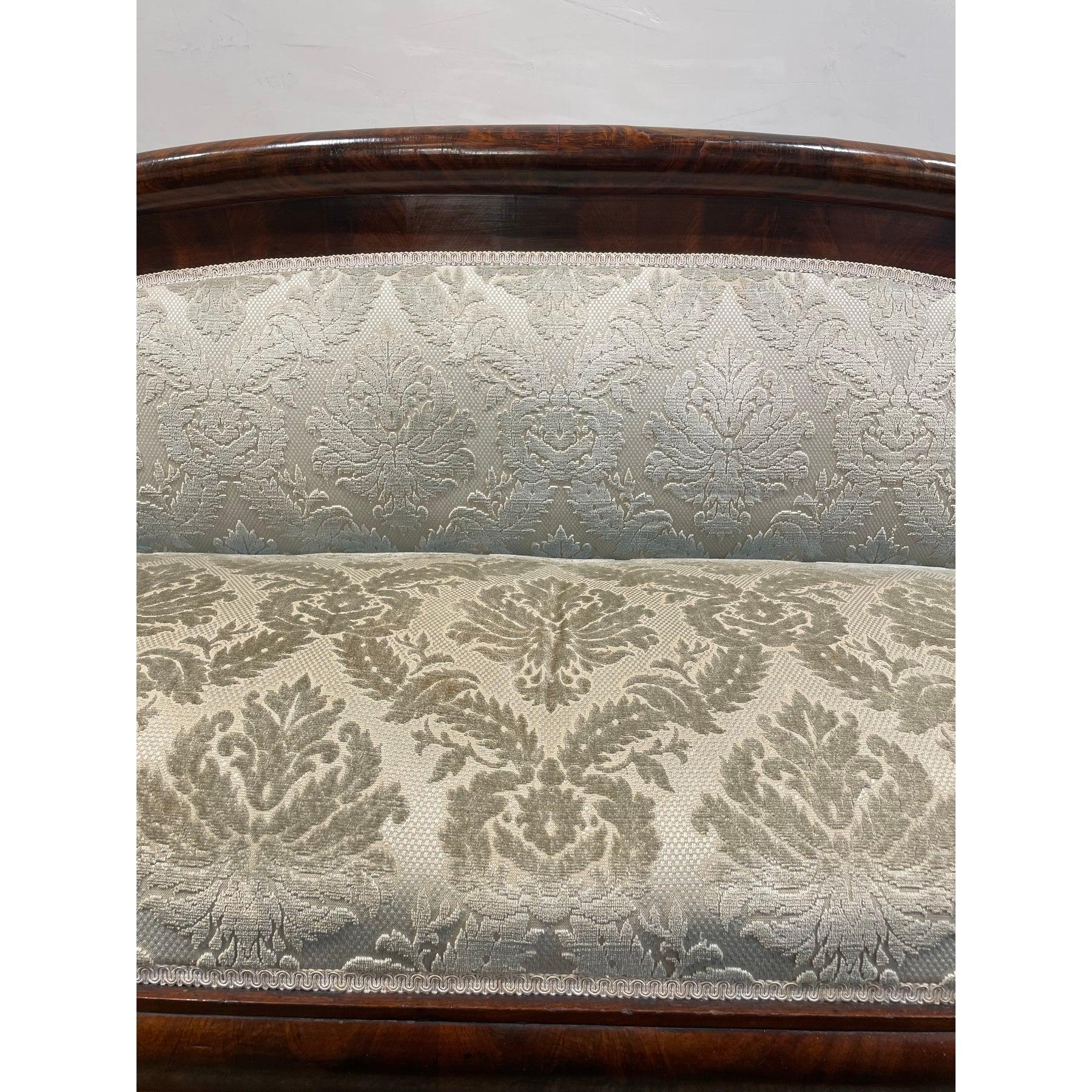 Antikes Mahagoni-Sofa im viktorianischen/georgianischen Stil im Angebot 3