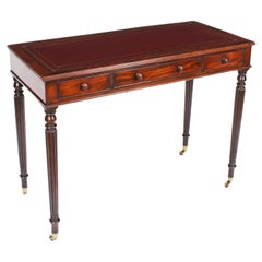 Antico tavolo da scrittura vittoriano Gillows Desk XIX secolo