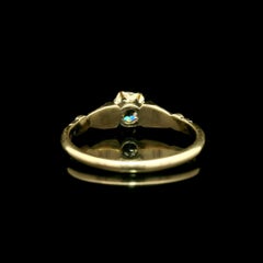 Antique Victorian Gold 0.56ct Old European Diamond Solitaire Engagement Ring
