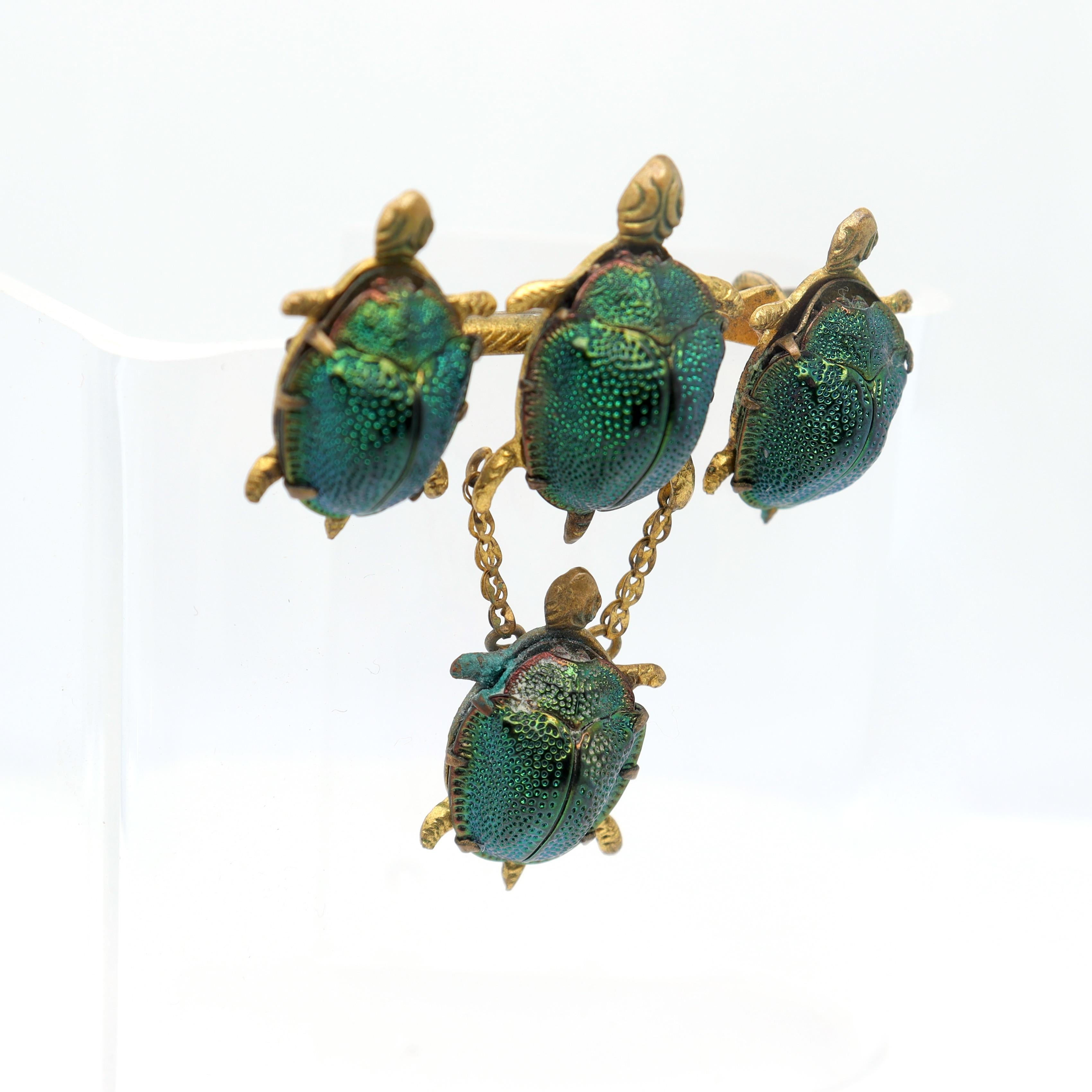 victorian beetle jewelry
