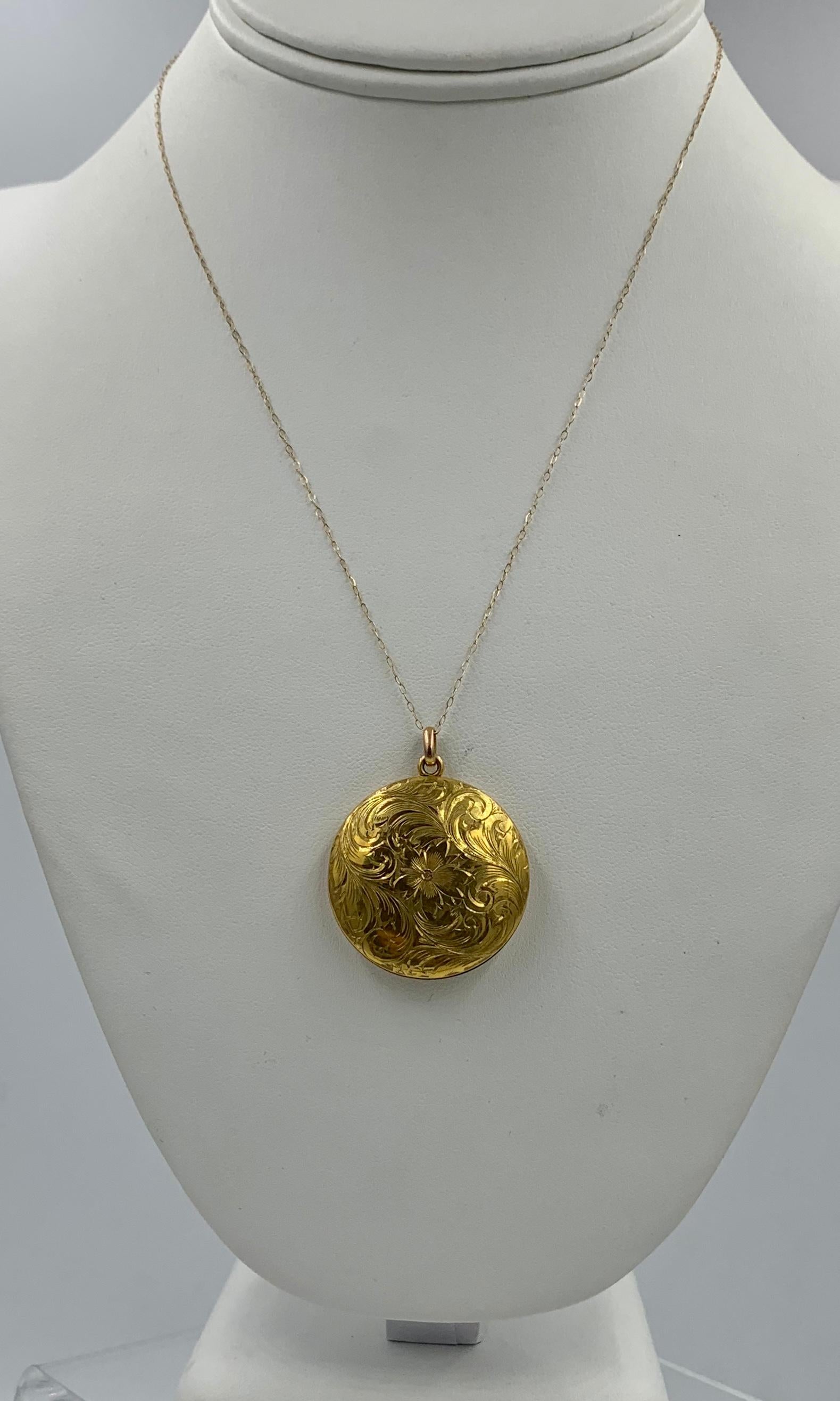 antique victorian gold lockets