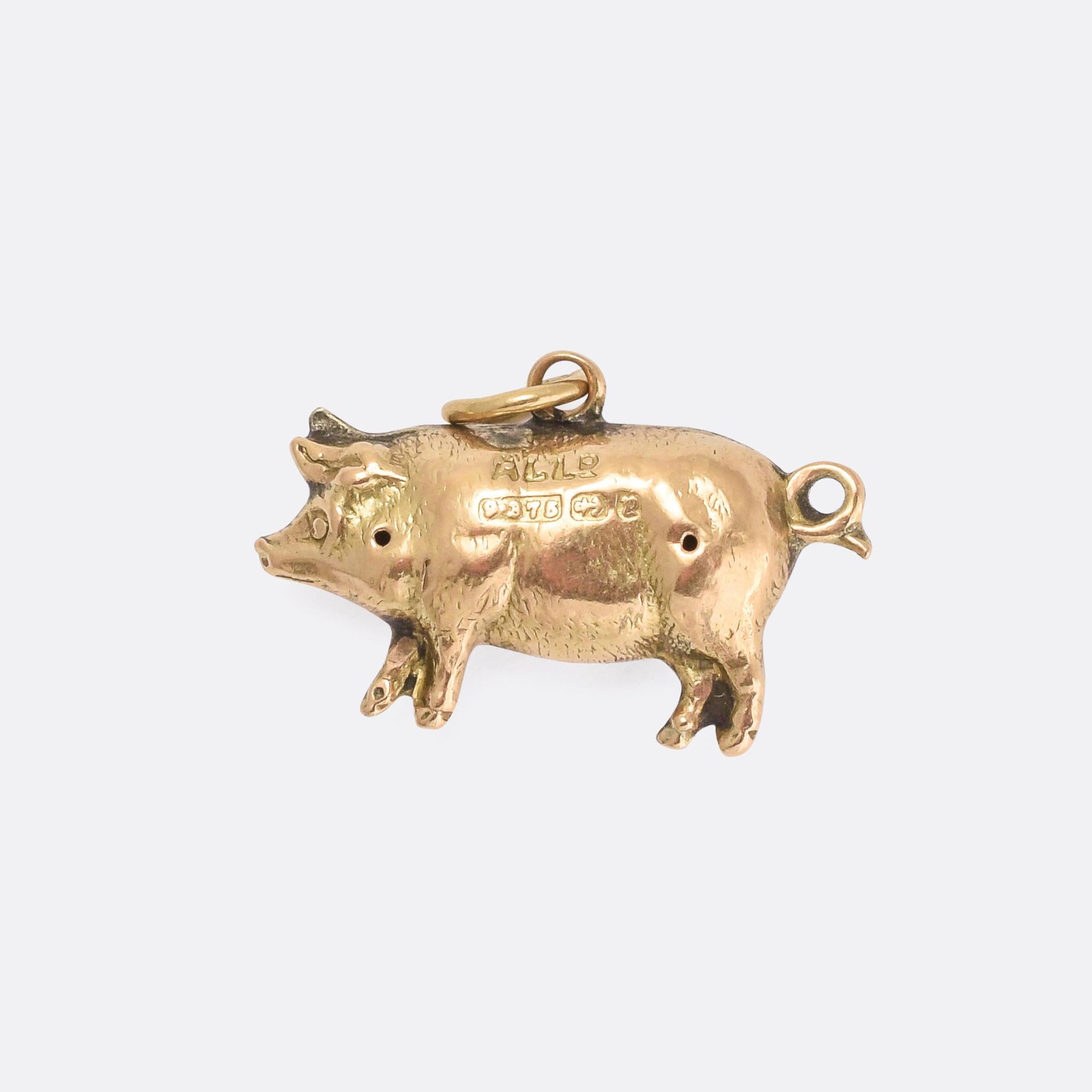 lucky pig vintage