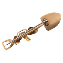 Antique Victorian Gold Miner's Brooch