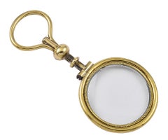 Antique Victorian Gold Quizzing Glass Pendant