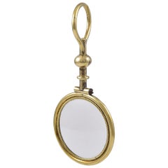 Antique Victorian Gold Quizzing Glass Pendant