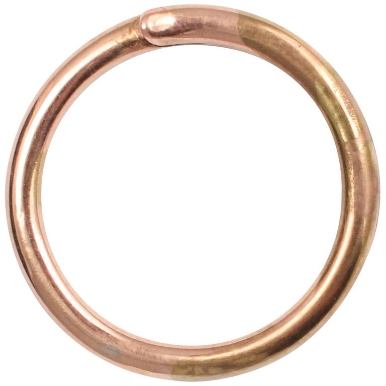 Infamous Split Rings Antique Victorian Gold Split Ring at 1stDibs | gold split rings ...
