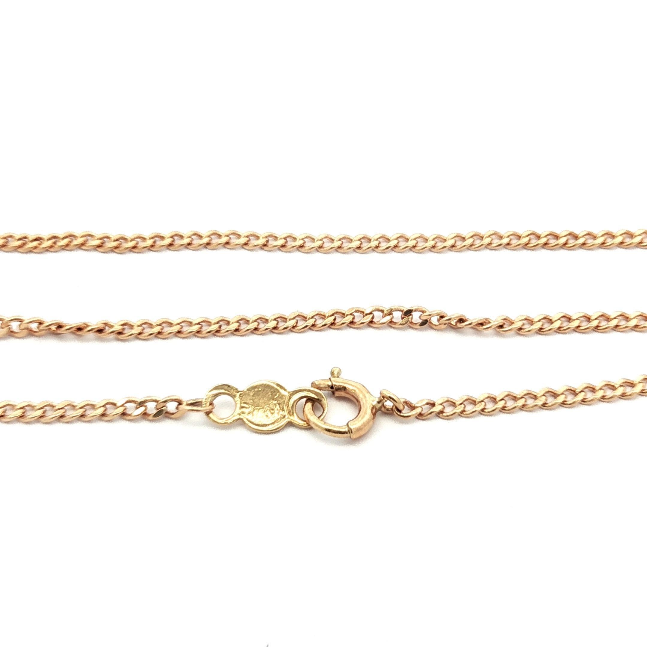 Colgante Lavalier Victoriano Antiguo con Textura Dorada Grabado a Mano Colgante Floral en venta 2