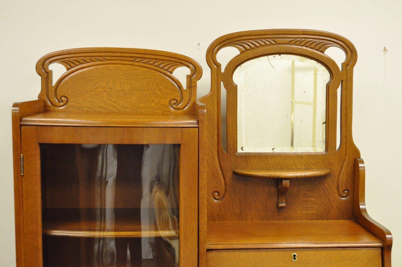 victorian side by side secretary desk