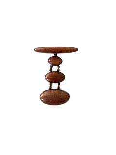 Antique Victorian Goldstone Convertible Dangle Bar Brooch, Circa 1880