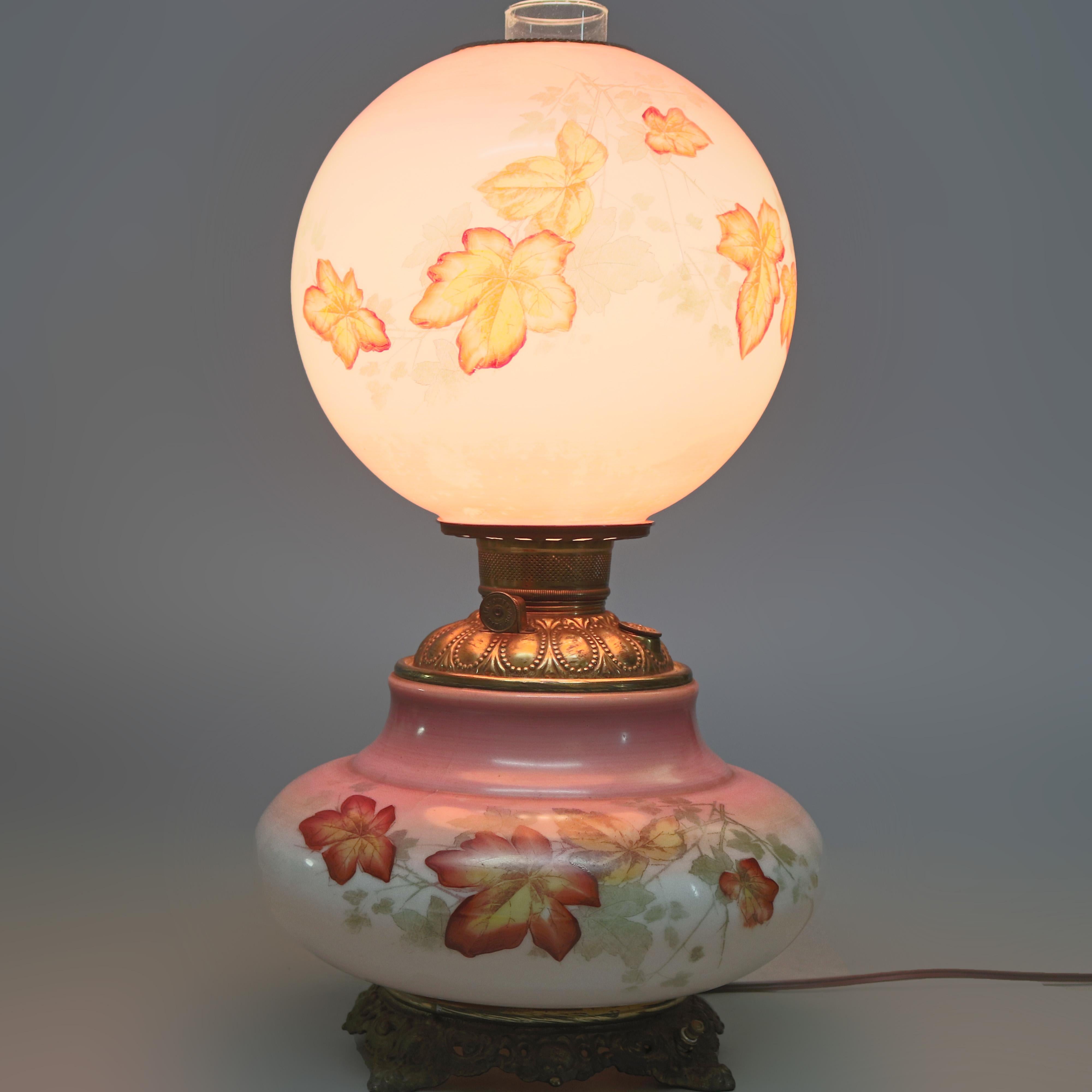 antique gone with the wind lamp globes