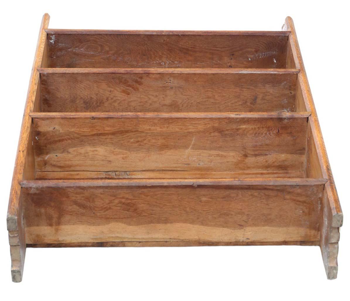 Antica libreria gotica vittoriana in Oak, espositore di qualità del XIX secolo in vendita 2