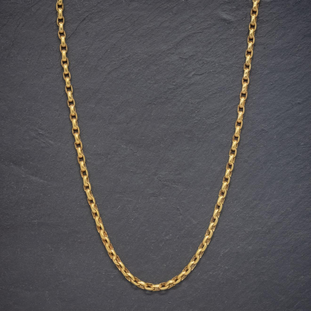 Antique Victorian Guard Chain 18 Carat Gold On Silver, circa 1880 In Good Condition For Sale In Lancaster , GB