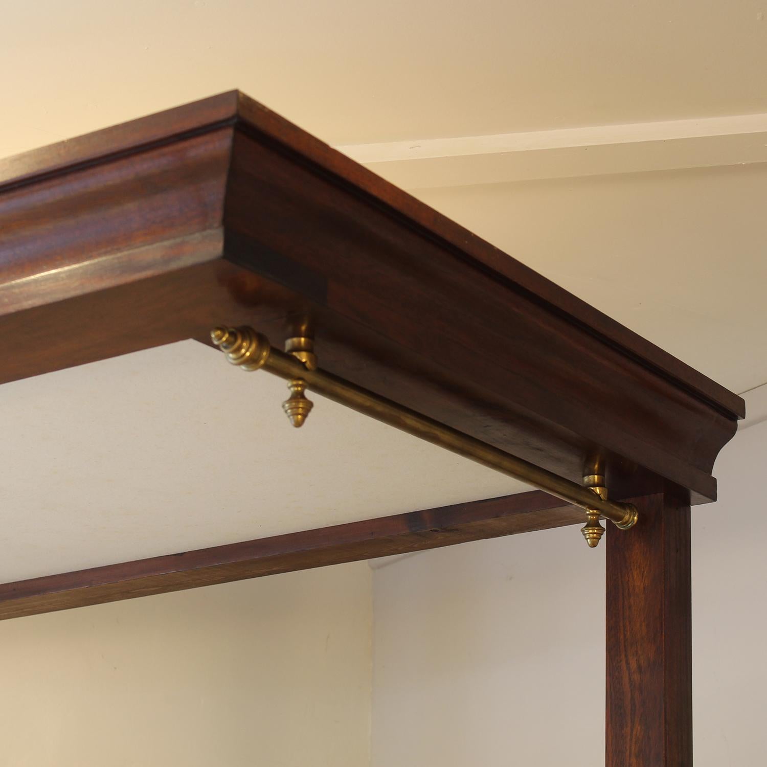 Antique Victorian Half Tester Bed, WHT14 For Sale 3