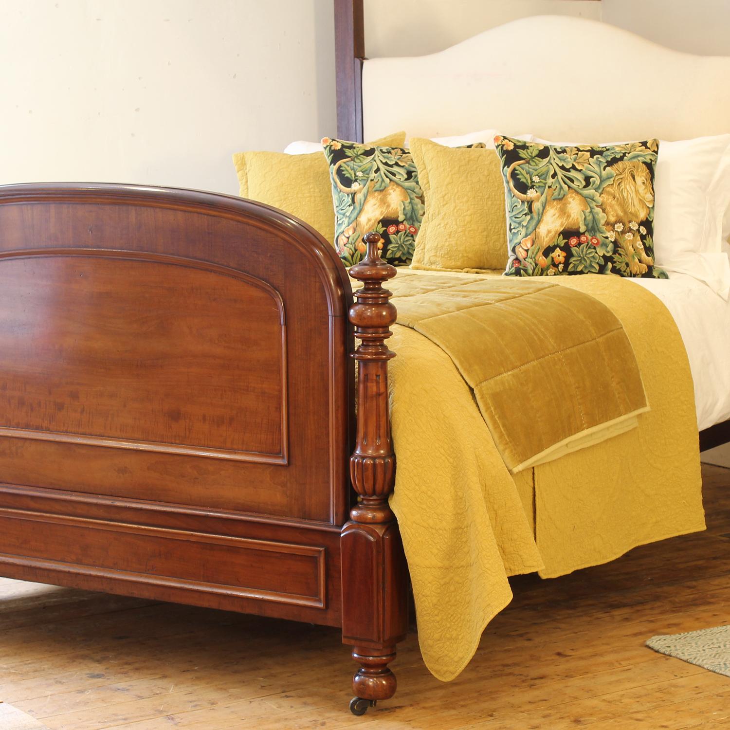 Late Victorian Antique Victorian Half Tester Bed, WHT14 For Sale