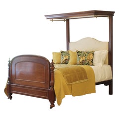 Antique Victorian Half Tester Bed, WHT14